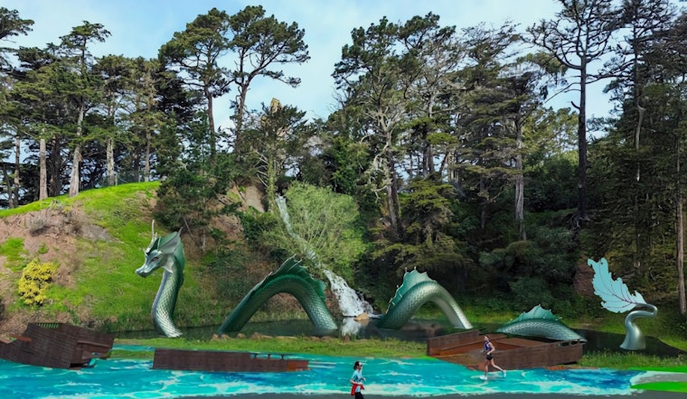 100-Foot Sea Serpent Surfaces in Golden Gate Park, After Slithering Around Black Rock Desert Last Burning Man