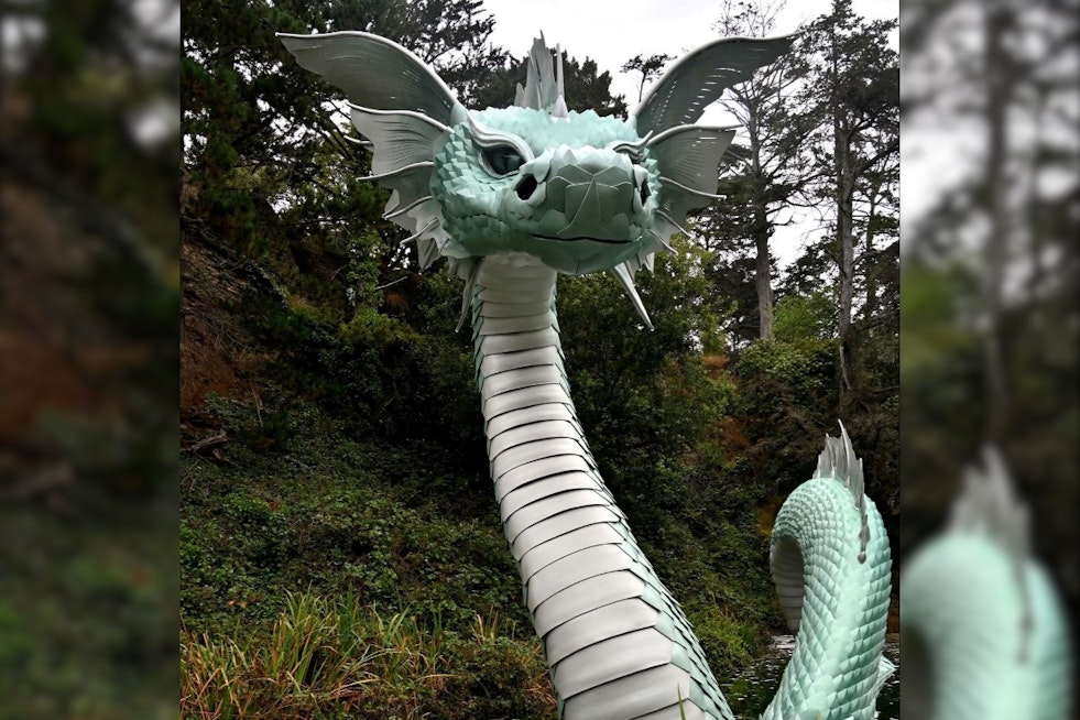 San Francisco's Golden Gate Park Unveils 'Naga' Art Installation, Casts Magical Glow Over JFK Promenade