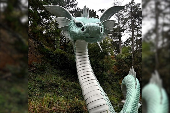 San Francisco's Golden Gate Park Unveils 'Naga' Art Installation, Casts Magical Glow Over JFK Promenade