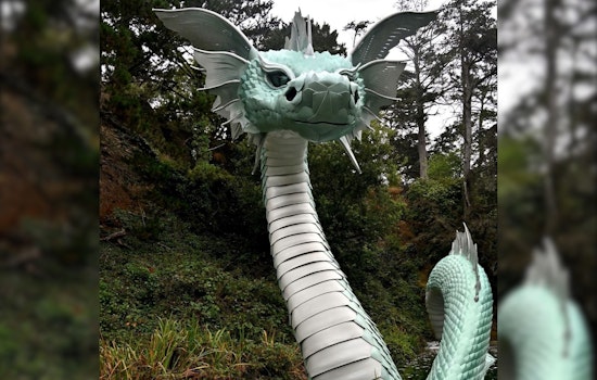 San Francisco's Golden Gate Park Unveils 'Naga' Art Installation, Casts Magical Glow Over JFK Promenade