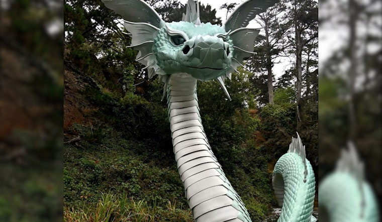 San Francisco's Golden Gate Park Unveils 'Naga' Art Installation, Casts Magical Glow Over JFK Promenade