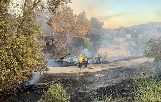 San José Firefighters Quell 30-Acre Wildfire near Hellyer Ave., No Injuries Reported