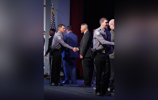Senator Wingard Applauds New CLEET Graduates at Ada Ceremony, Stresses Service and Sacrifice