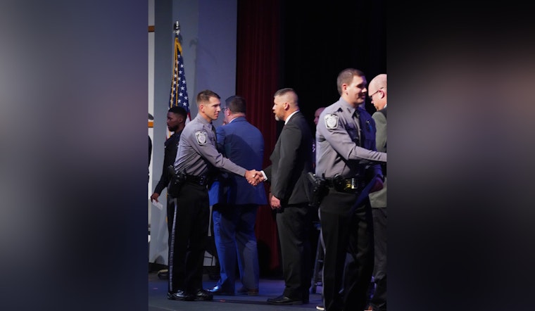 Senator Wingard Applauds New CLEET Graduates at Ada Ceremony, Stresses Service and Sacrifice