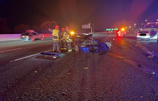 Seven Injured in Early Morning Four-Vehicle Collision on I-80 in Fairfield