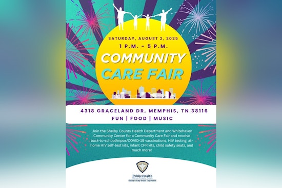 Shelby County Health Department Hosts Free Community Care Fair in Memphis for Pre-School Year Health Boost
