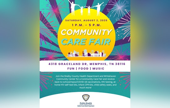 Shelby County Health Department Hosts Free Community Care Fair in Memphis for Pre-School Year Health Boost