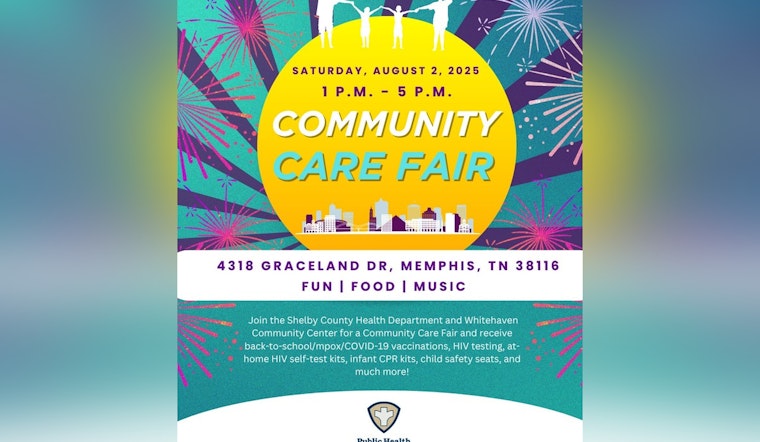 Shelby County Health Department Hosts Free Community Care Fair in Memphis for Pre-School Year Health Boost