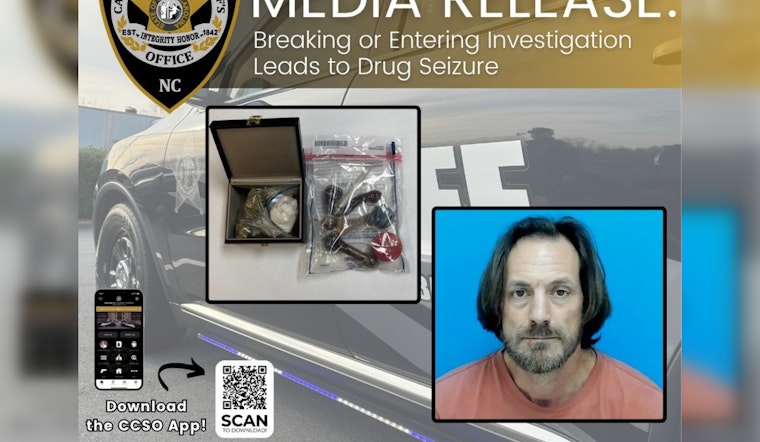 Sherrills Ford Home Search Leads to Drug Find, Local Resident Charged with Possession