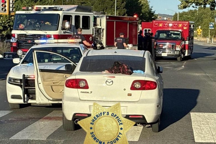 Sonoma County Shocked as Man with Gunshot Wound Crashes into Sheriff's Patrol Car, Dies Despite Rescue Efforts