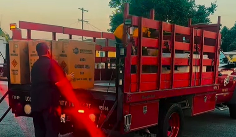South Gate Police Seize 25 Tons of Illegal Fireworks, Arrest Five Suspects in Major Crackdown Ahead of July 4th