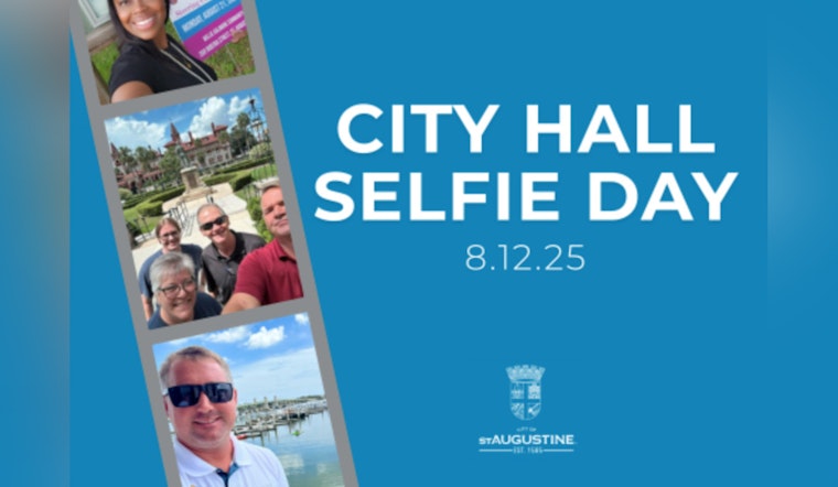 St. Augustine Invites Residents to Snap and Share Selfies for National City Hall Competition