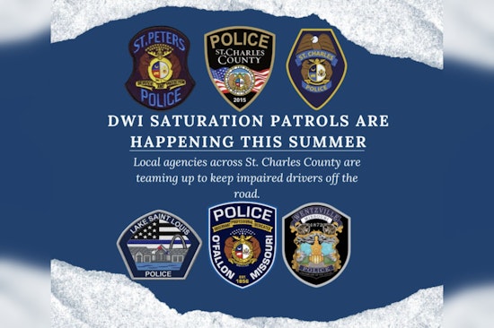 St. Charles County Police Intensify DWI Patrolling with Summer Saturation Efforts