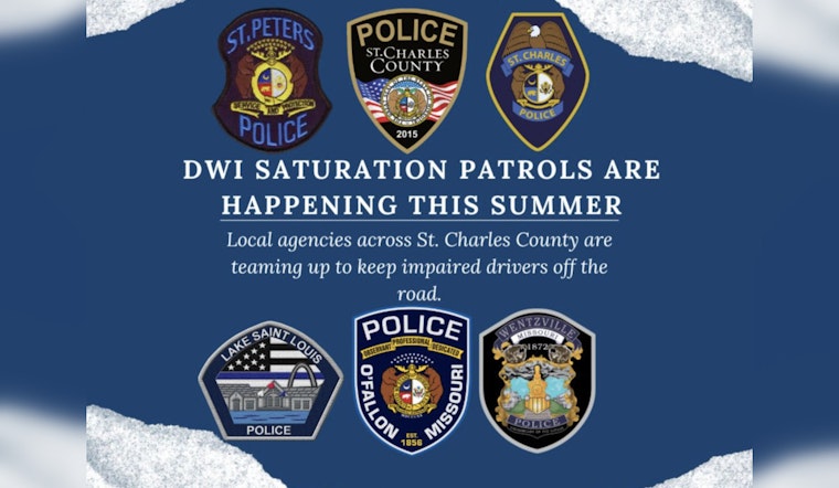 St. Charles County Police Intensify DWI Patrolling with Summer Saturation Efforts