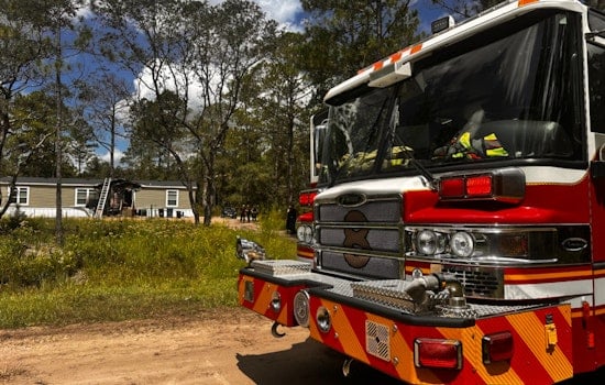 St. Johns County Deputy Rescues Wheelchair-Bound Resident Before Firefighters Quell Blaze in Flagler Estates