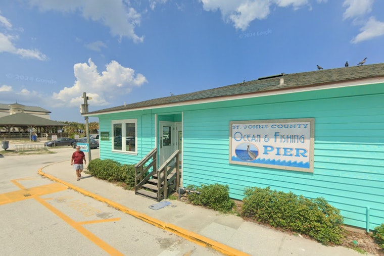 St. Johns County Ocean & Fishing Pier Closed Today Due to Weather, Set to Reopen Sunday
