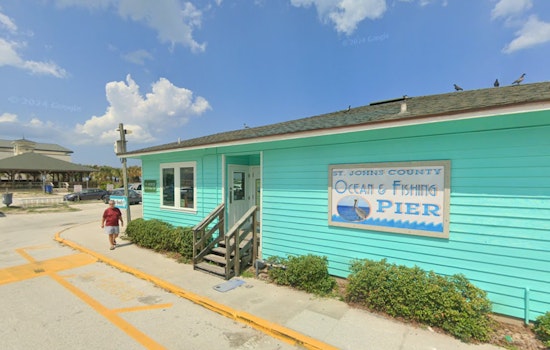 St. Johns County Ocean & Fishing Pier Closed Today Due to Weather, Set to Reopen Sunday