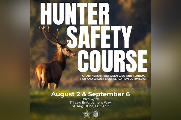 St. Johns County Sheriff's Office Partners with FWC to Offer Hunter Safety Courses in August and September