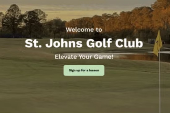 St. Johns Golf Club Launches New Website to Enhance Digital Golfing Experience