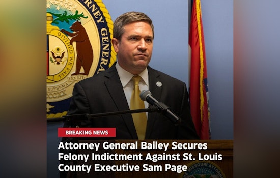 St. Louis County Executive Sam Page Indicted on Felony Charges for Alleged Misuse of Public Funds in Election Campaign