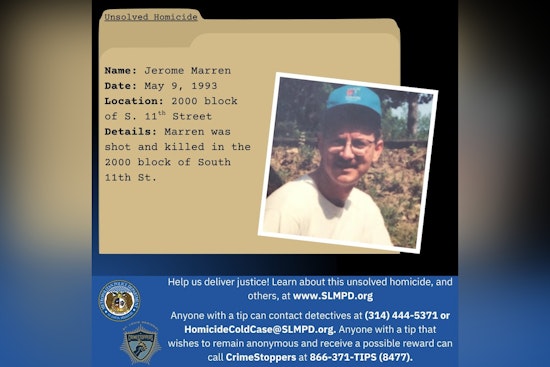 St. Louis Police Seek Community Help to Solve Jerome Marren's 1993 Unsolved Murder