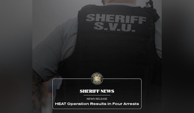 Stanislaus County Sheriff's Office Arrests Four in Human Exploitation Sting Operation