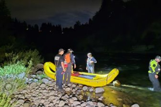 Stranded Family Rescued from Sandy River by Clackamas County and Portland Teams in Overnight Operation