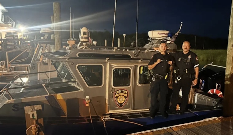 Suffolk County Police Heroically Save Two Men from Sinking Kayak in Long Island Sound