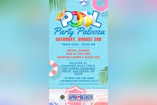 Summer Fun in the Sun Las Vegas Commissioner Hosts Family-Friendly Pool Party Palooza at Durango Hills YMCA