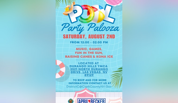 Summer Fun in the Sun Las Vegas Commissioner Hosts Family-Friendly Pool Party Palooza at Durango Hills YMCA