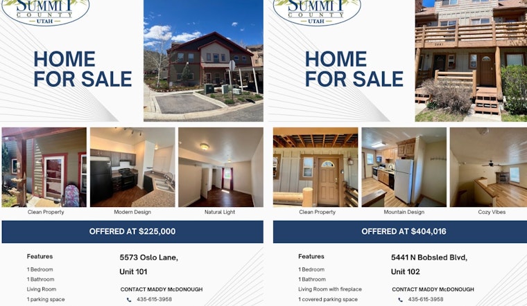Summit County, Utah Offers Affordable Housing Opportunities in Park City's Bear Hollow Neighborhood