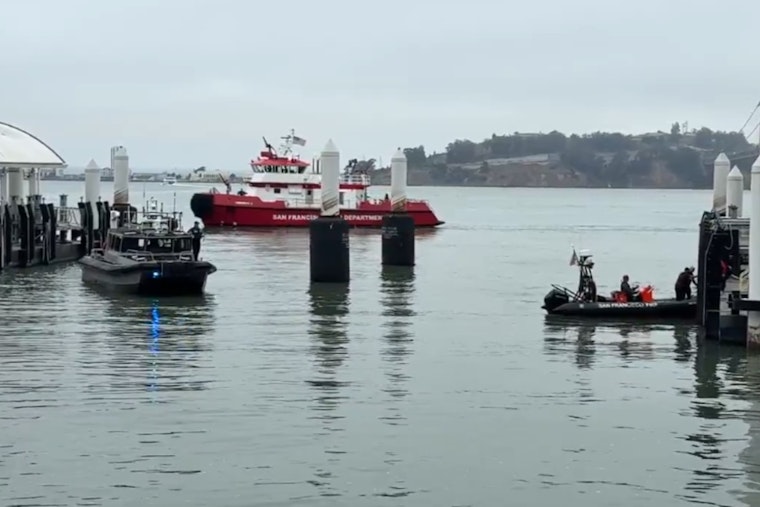Swift Rescue Operation in San Francisco Bay: Emergency Crews Save an Individual Near Ferry Building
