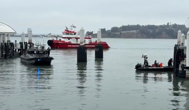 Swift Rescue Operation in San Francisco Bay: Emergency Crews Save an Individual Near Ferry Building