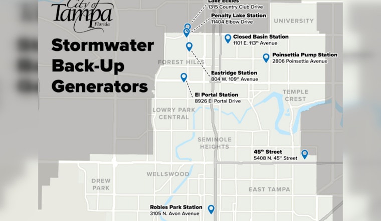 Tampa Bolsters Flood Defenses with Temporary Generators and $11M Investment in Permanent Infrastructure Ahead of Hurricane Season