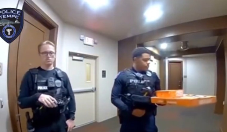 Tempe Police Serve Up Pizza Delivery After Arresting Driver for Reckless Racing on Fourth of July