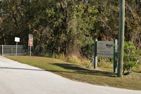 Temporary Closure of West Entrance at Mosaic Peace River Park in Polk County for Maintenance