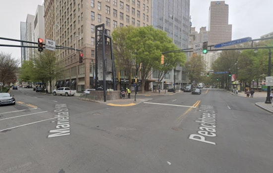 Temporary Closure on Peachtree Street NW in Atlanta for Building Maintenance