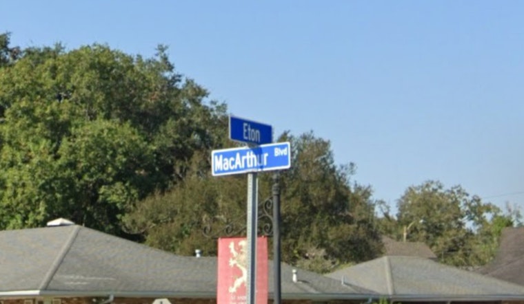 Temporary Road Closures on Eton Street at MacArthur Boulevard in New Orleans for Repairs Starting July 23