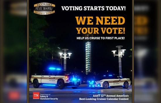 Tennessee Highway Patrol Revs Up Campaign for "America's Best-Looking Cruiser" Contest