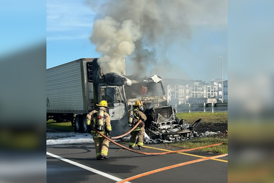 Truck Fire on Florida's Turnpike Causes Major Delays Near Winter Garden
