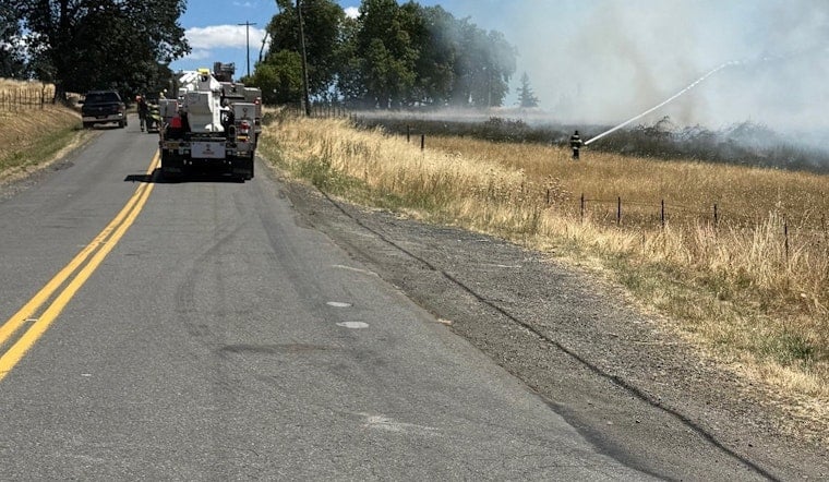 Turner Road Fire Prompts Level 3 Evacuations Near Salem After Crash Into Power Pole