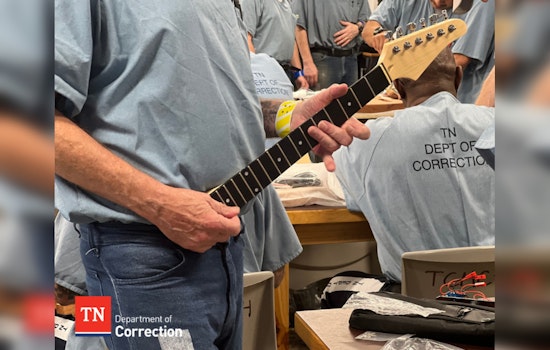 Turney Center Inmates Learn Luthier Skills in Build-A-Guitar Workshop with Belmont University and Instrumental Horizons