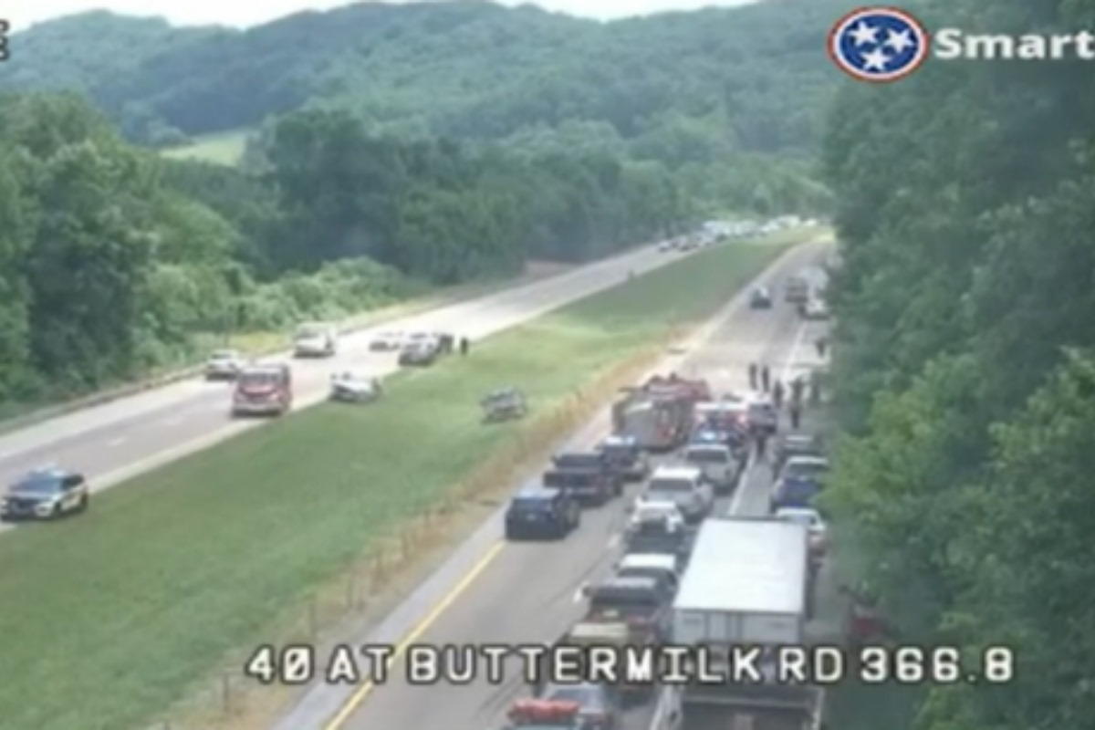 Two Dead in Major Interstate 40 Crash Near I-75 Split in Loudon County