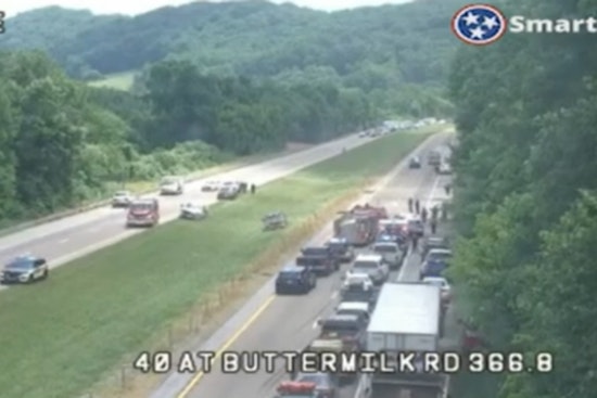 Two Dead in Major Interstate 40 Crash Near I-75 Split in Loudon County