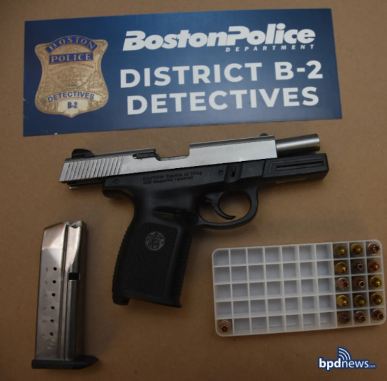 Two Suspects Apprehended After Stolen Vehicle Chase in Roxbury, Firearm Recovered