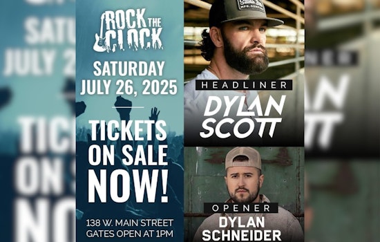 Uptown Plain City's Rock the Clock Festival to Feature Country Stars Dylan Scott and Dylan Schneider This July
