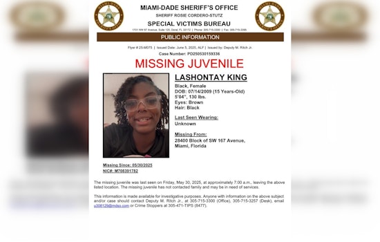 Urgent Search for Missing 15-Year-Old Lashontay King Continues in Southwest Miami-Dade