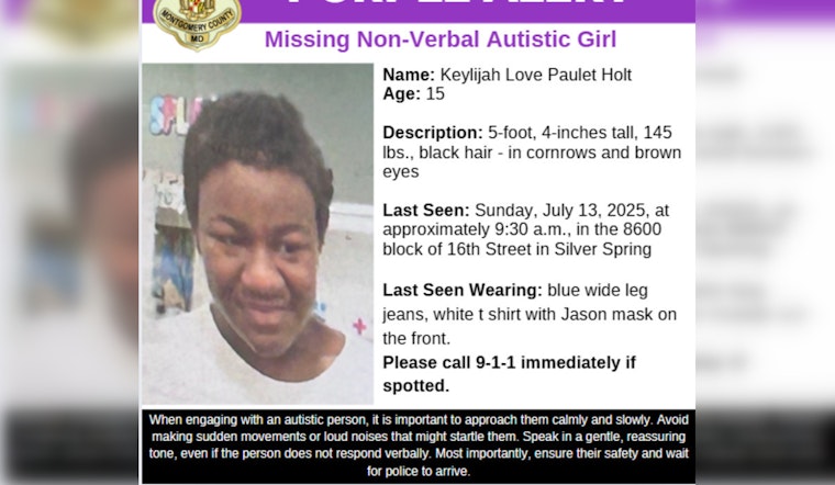 Urgent Search Underway for Missing Non-Verbal Autistic Teen Keylijah Holt in Silver Spring
