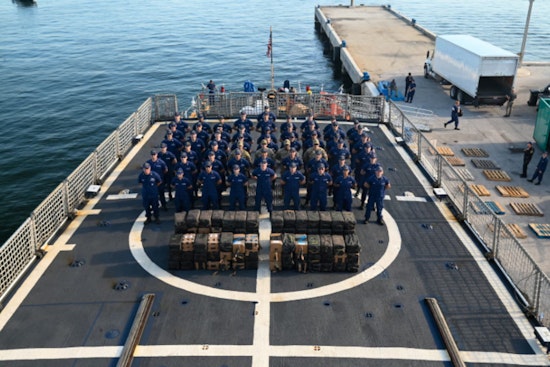 U.S. Coast Guard Seizes Nearly 10,000 Pounds of Cocaine Valued at $73.7 Million in Eastern Pacific Operation