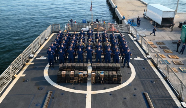 U.S. Coast Guard Seizes Nearly 10,000 Pounds of Cocaine Valued at $73.7 Million in Eastern Pacific Operation